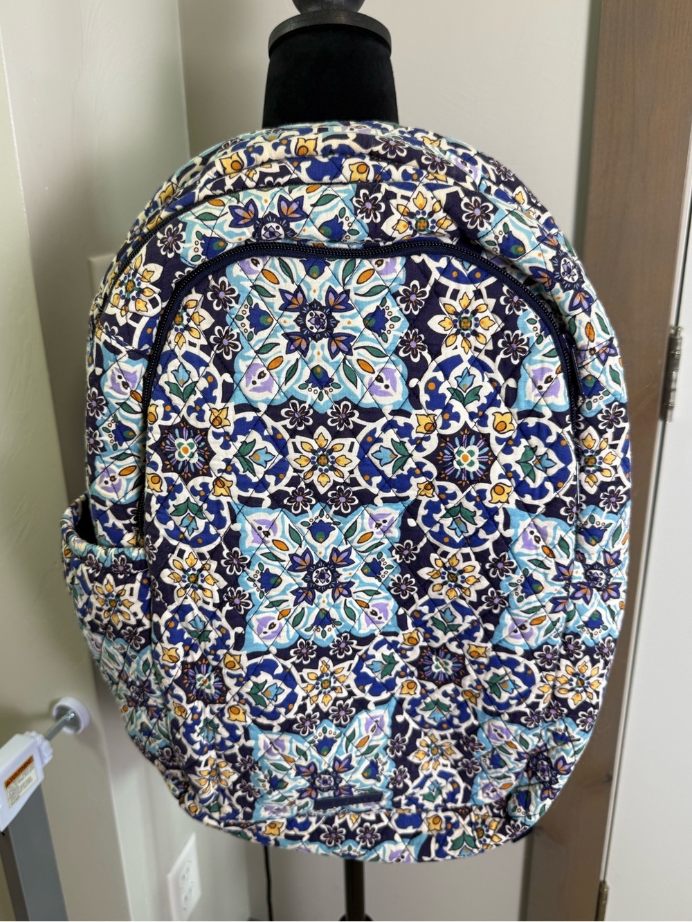 Vera Bradley Lisbon Medallion Retired Computer Bag Backpack with Laptop Case